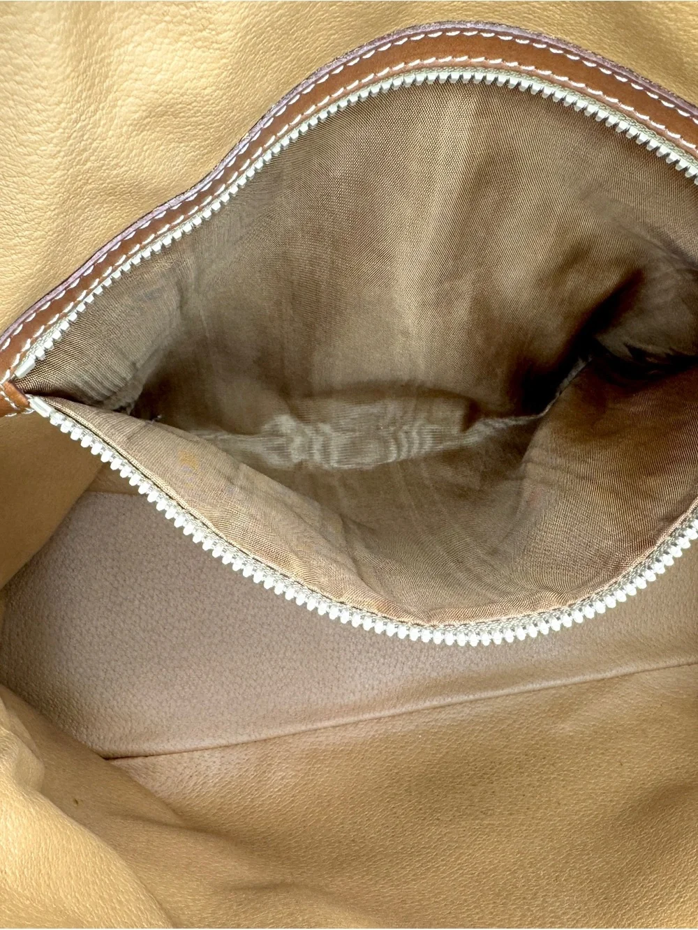 Vintage CELINE Macadam Boston Bag Brown Leather 2-Way Shoulder Satchel